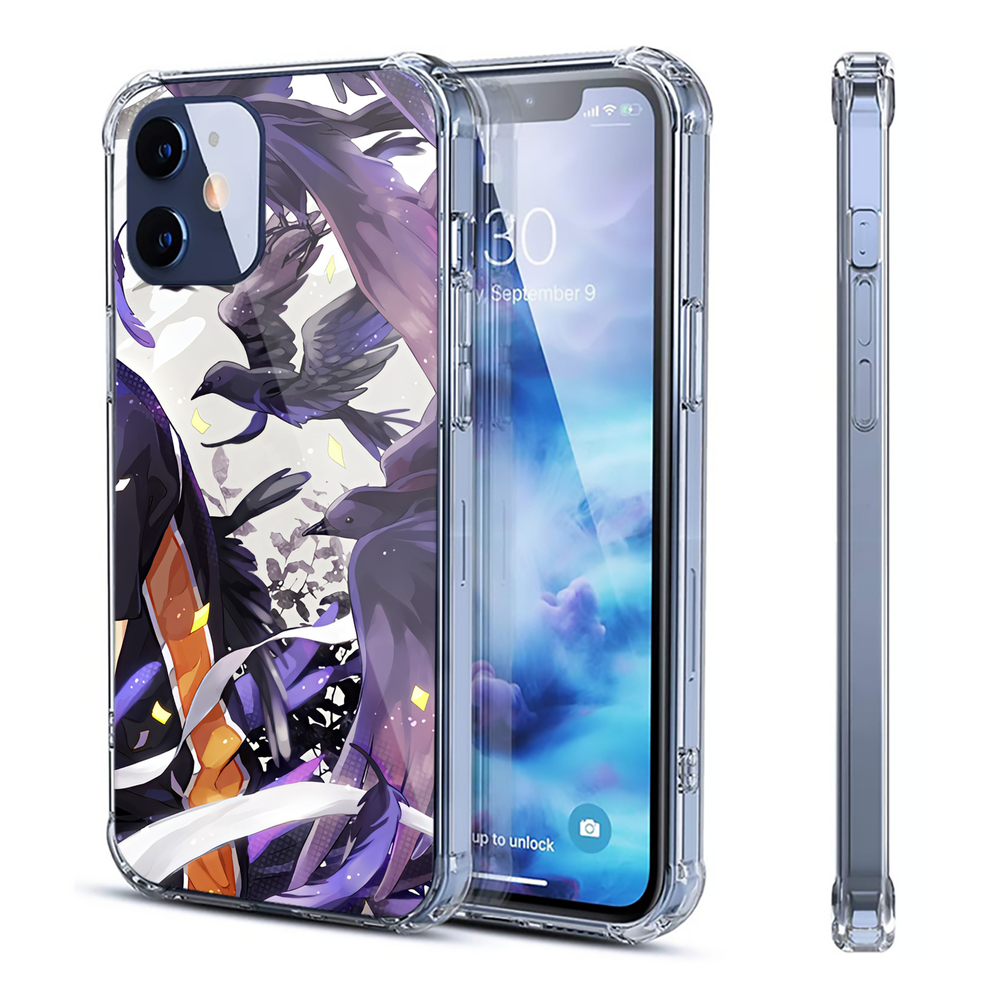 （画像用） ハイキュー!! Haikyu!! 【iPhone 12シリーズ対応】透明スマホケース（クリアソフトケース）